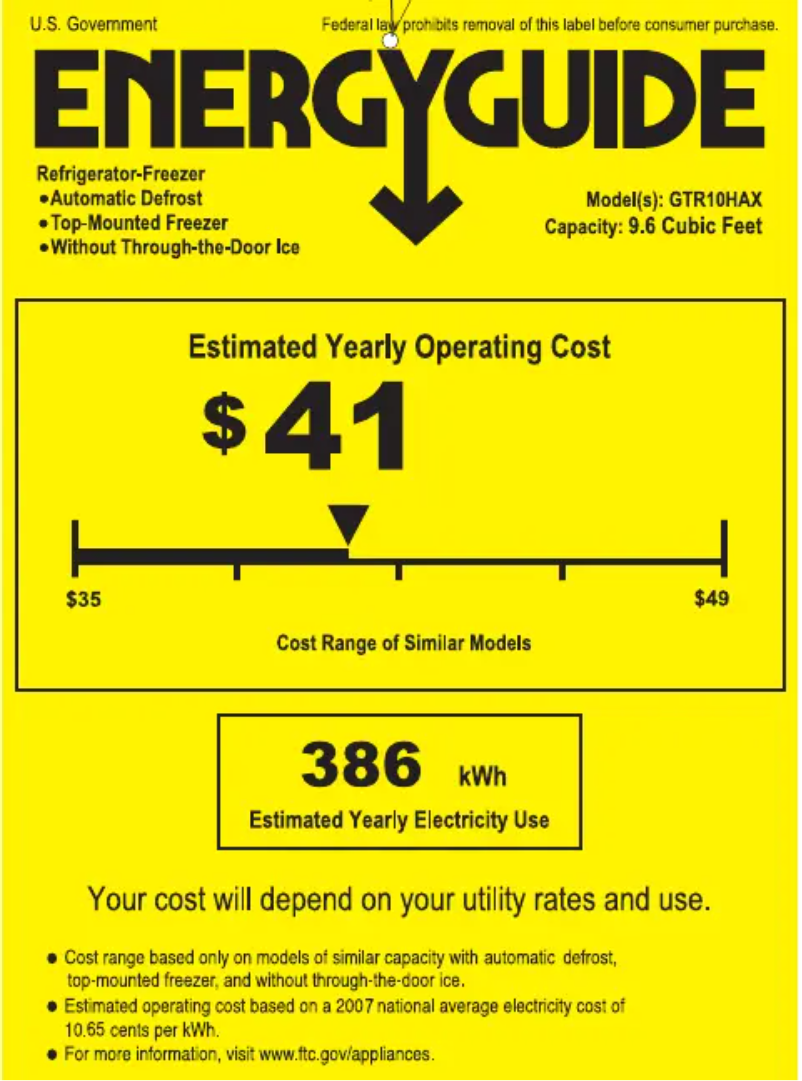 Imagen de la primera página del manual del dispositivo GTR10HAXRWW