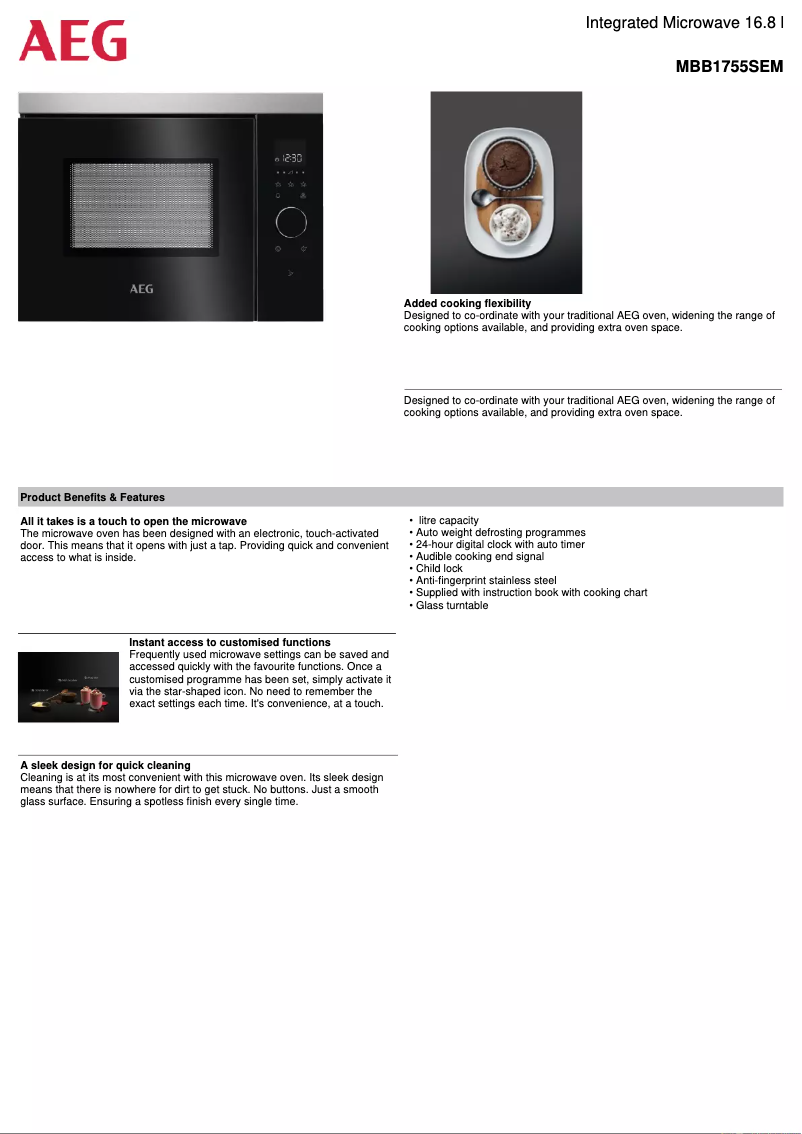 Imagen de la primera página del manual del dispositivo MBB1755SEM