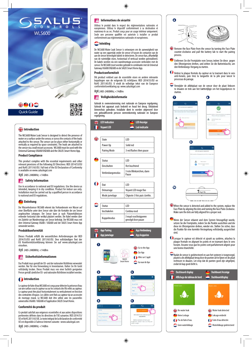 Página 1 del manual Manual de usuario Salus WLS600