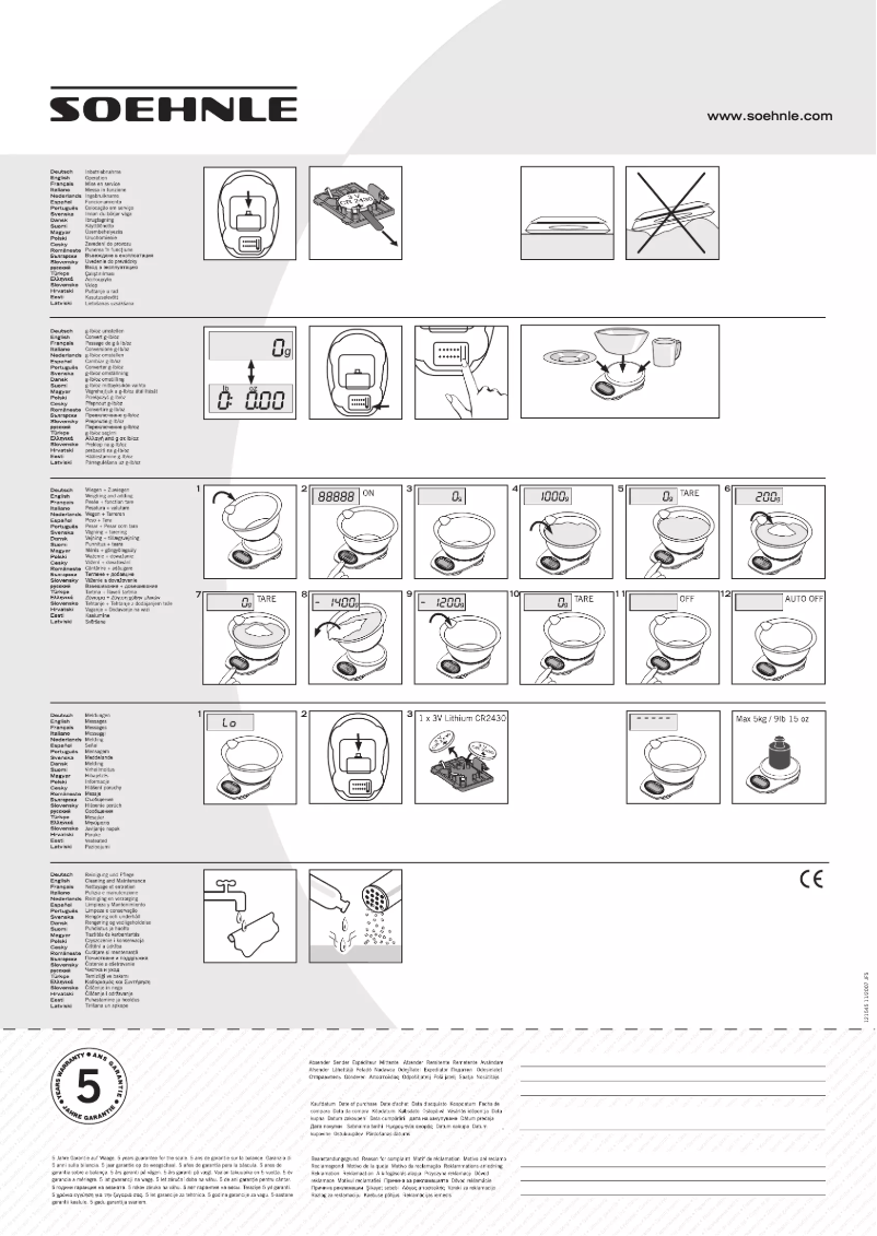 Imagen de la primera página del manual del dispositivo Anna 67003 8
