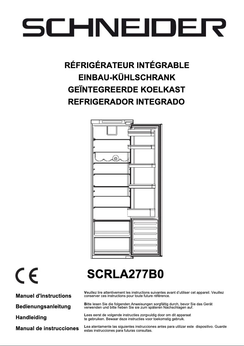 Imagen de la primera página del manual del dispositivo SCRLA277B0