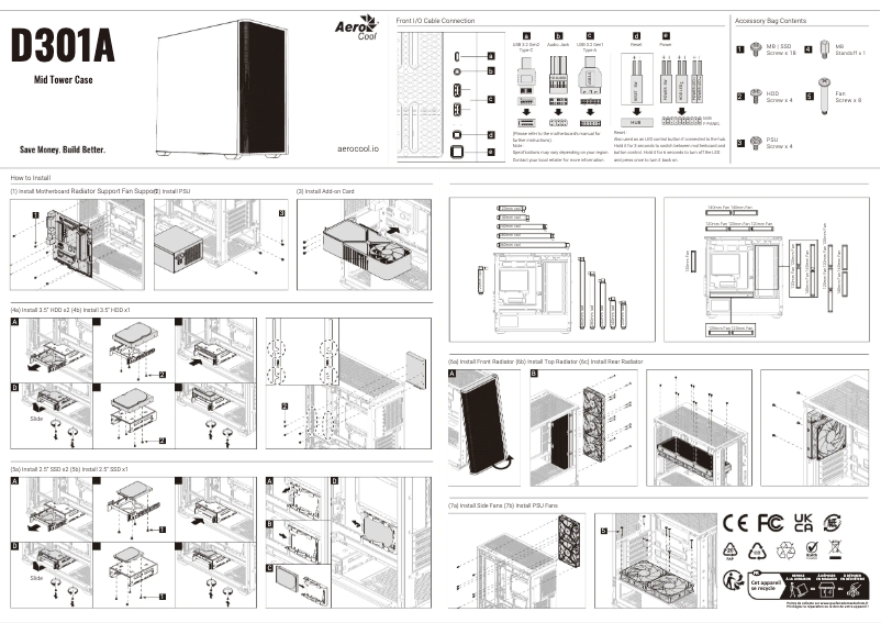 Imagen de la primera página del manual del dispositivo D301A