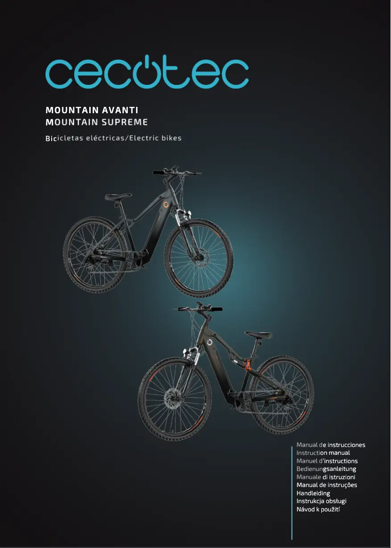 Imagen de la primera página del manual del dispositivo Mountain Supreme