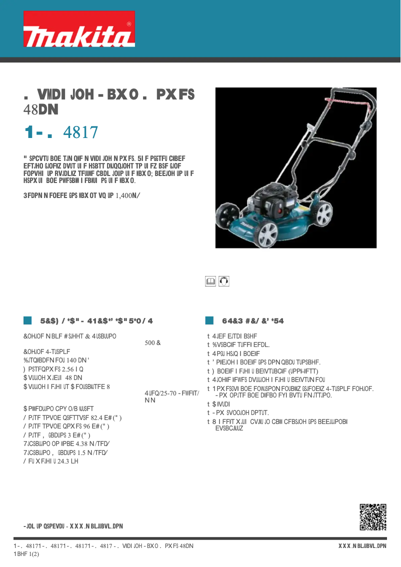 Imagen de la primera página del manual del dispositivo PLM4817