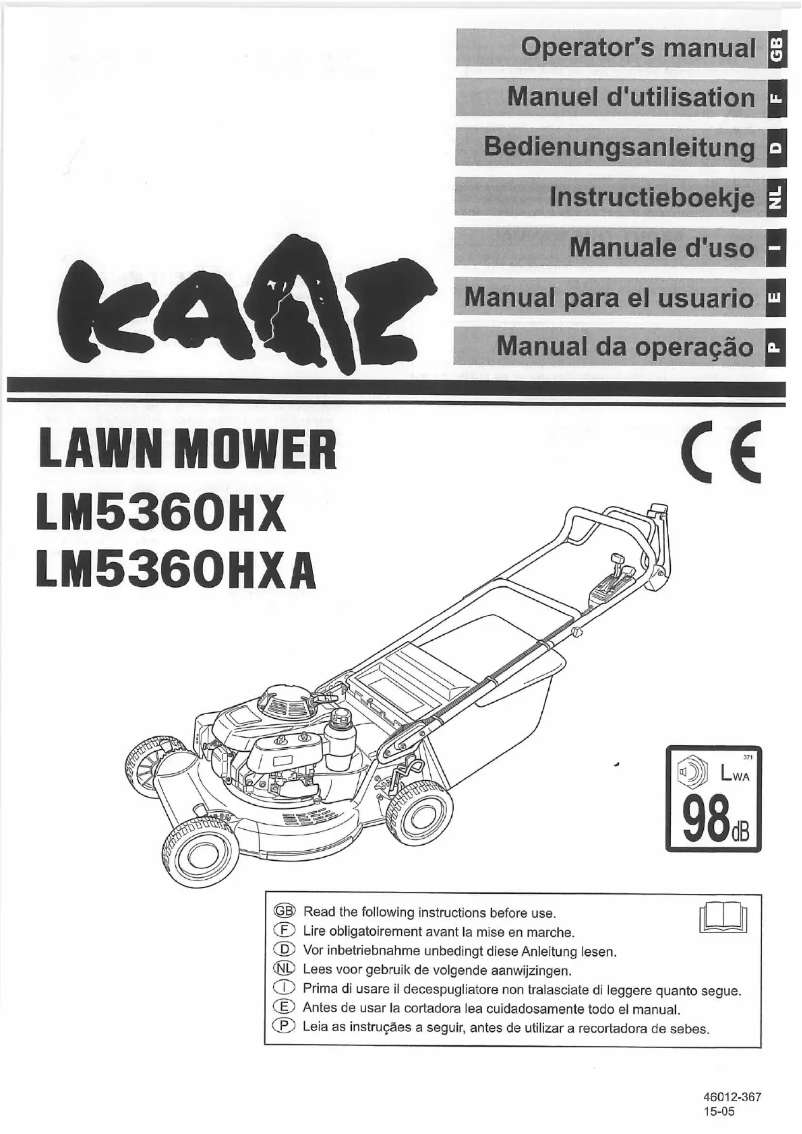 Página 1 del manual Manual de usuario Kaaz LM5360HX
