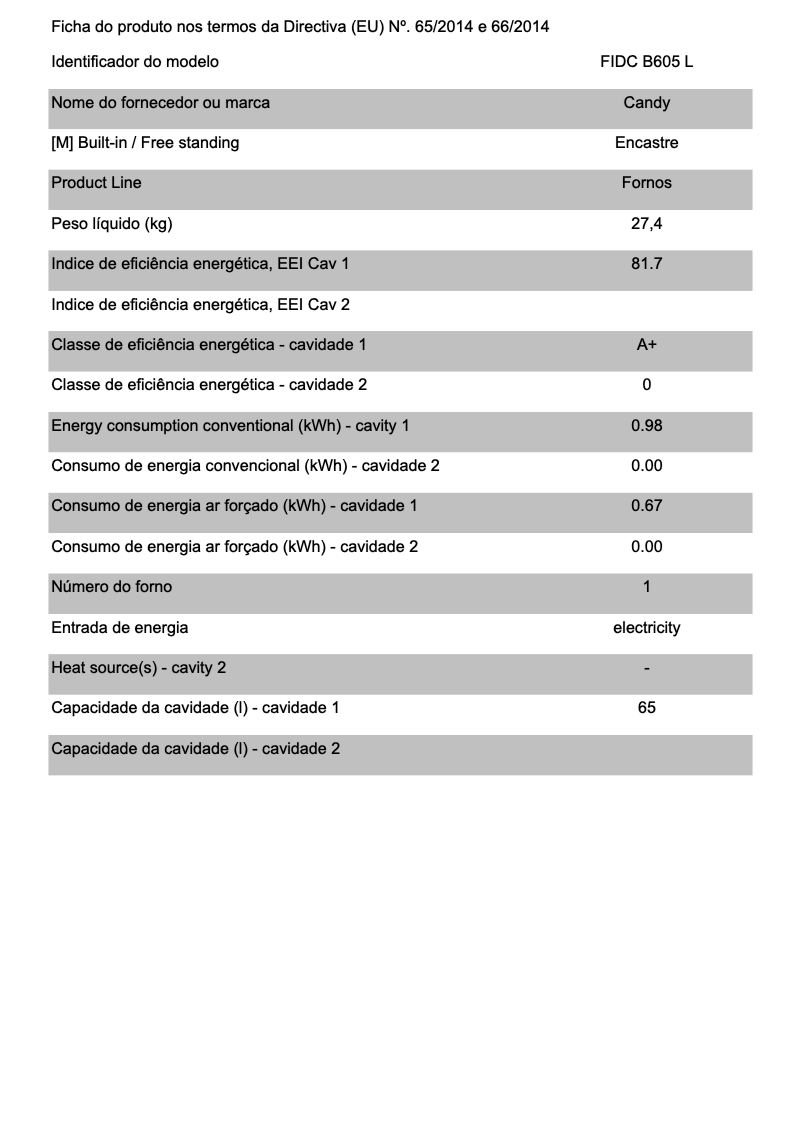 Imagen de la primera página del manual del dispositivo FIDC B605 L