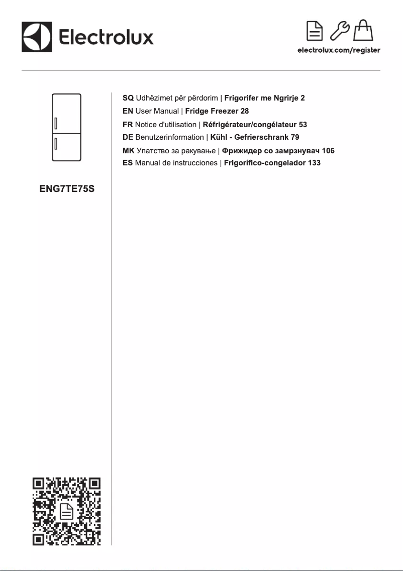 Imagen de la primera página del manual del dispositivo ENG7TE75S