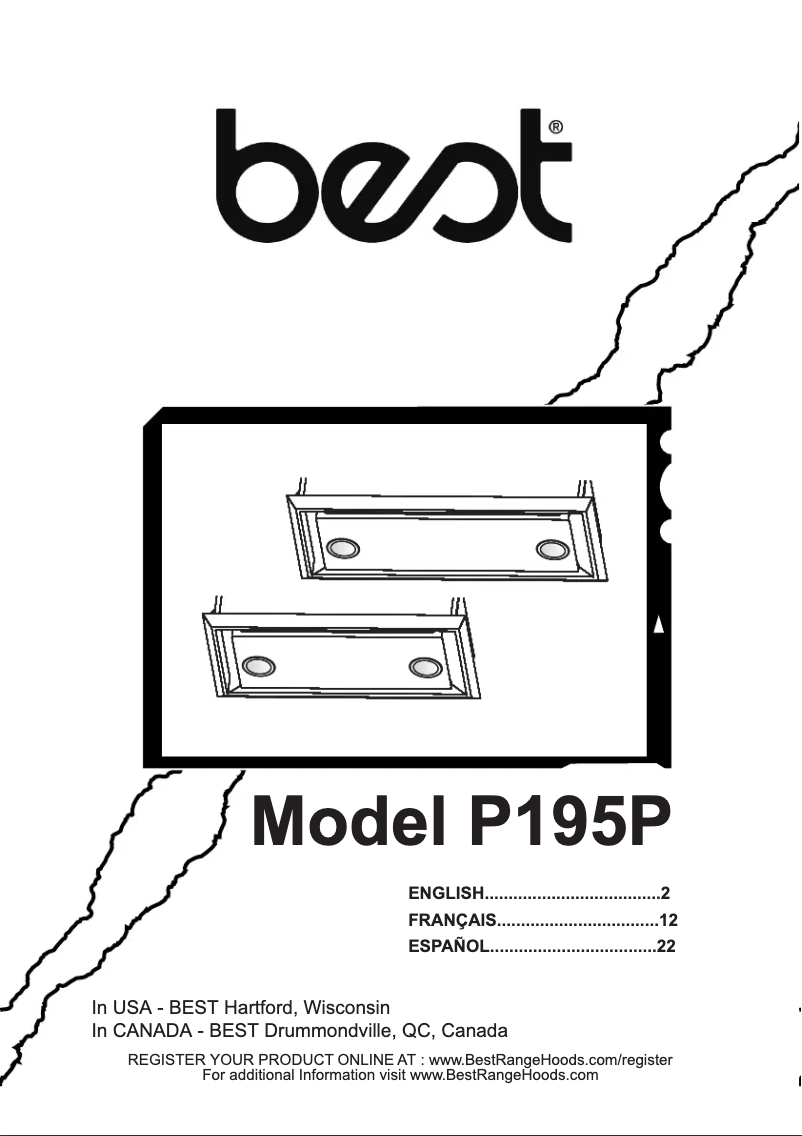 Página 1 del manual Guía de instalación Best P195P1M70SB6