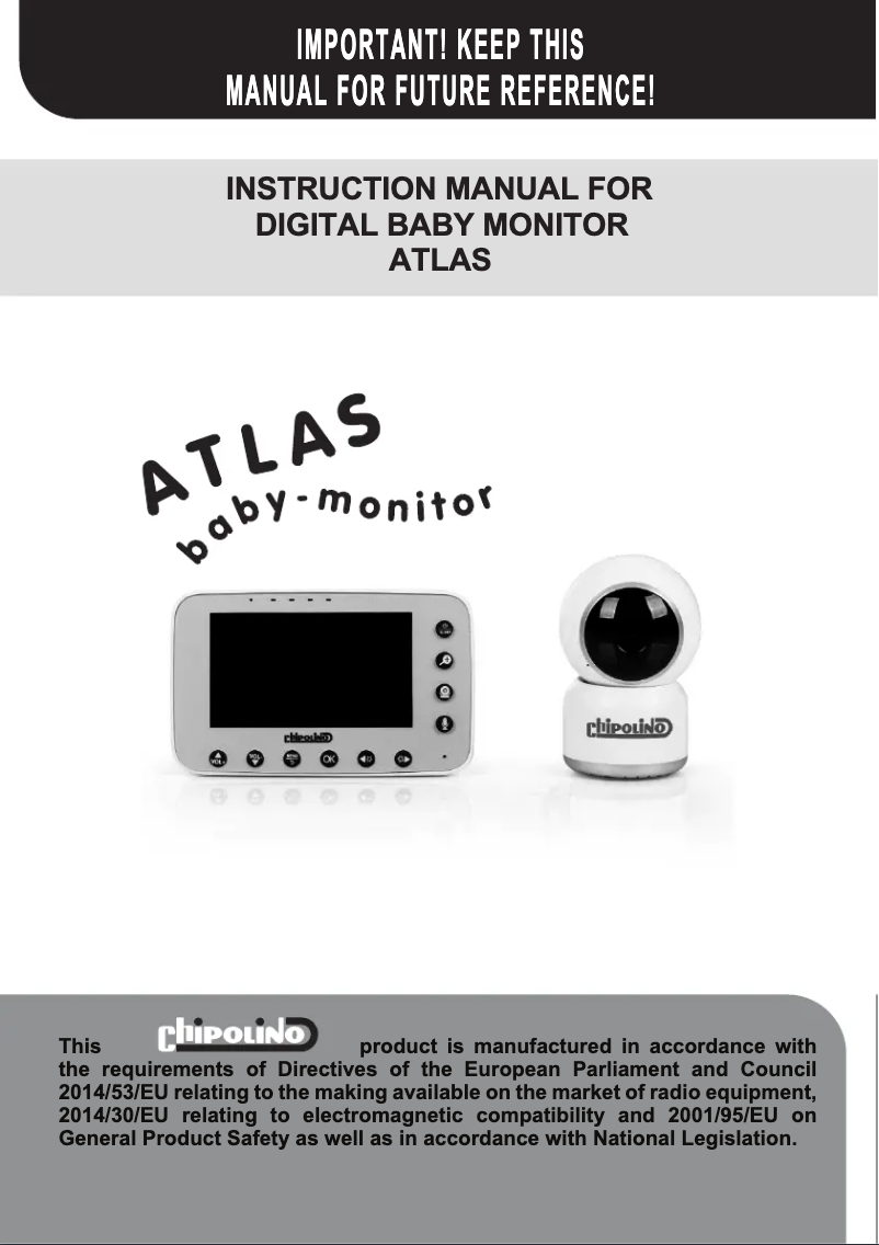Página 1 del manual Manual de usuario Chipolino Atlas