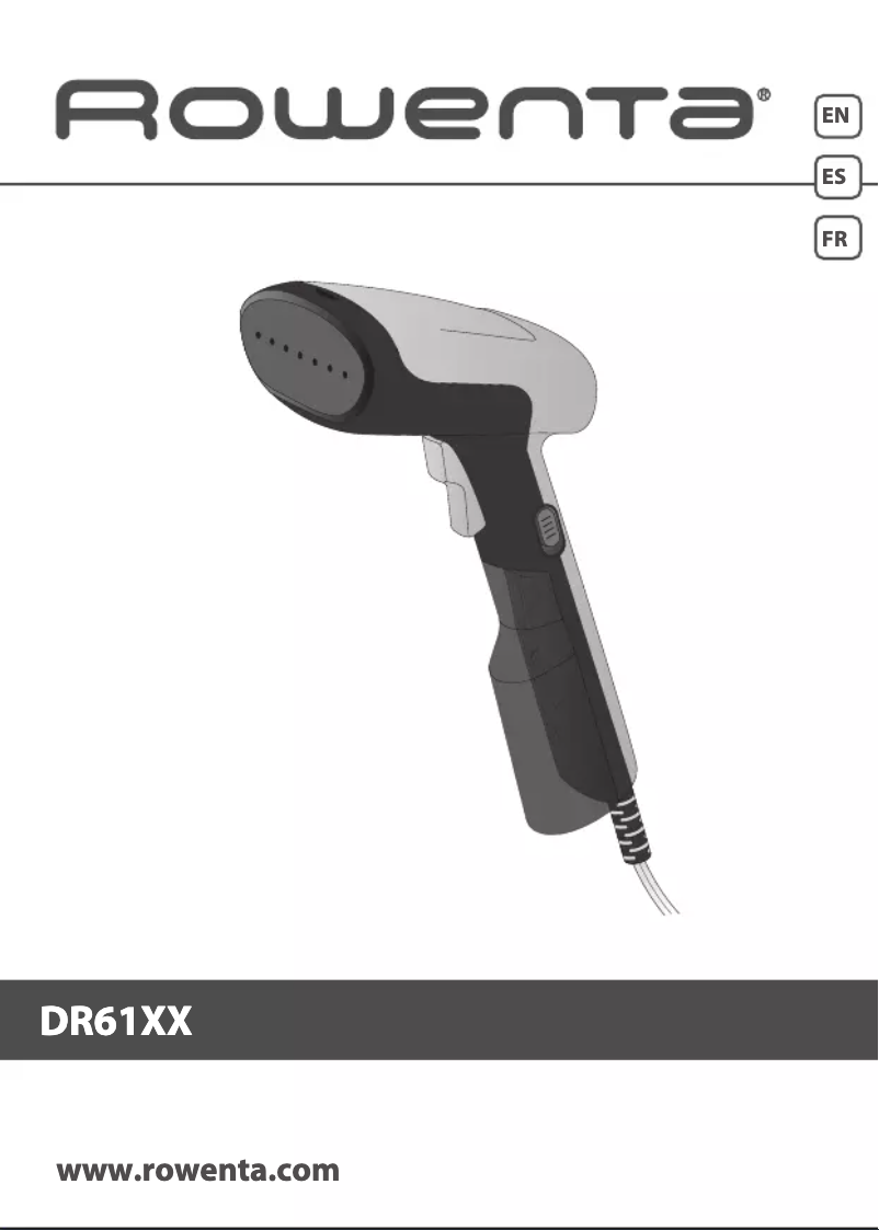 Página 1 del manual Manual de usuario Rowenta X-Cel Steam First DR6130