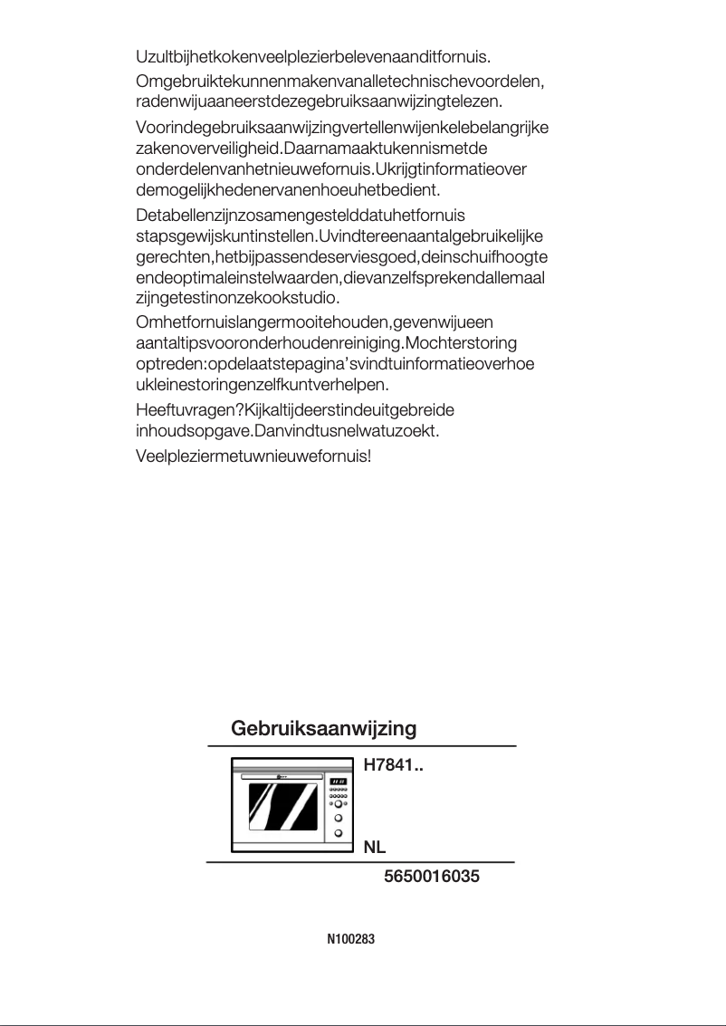 Página 1 del manual Manual de usuario Neff H7841N2