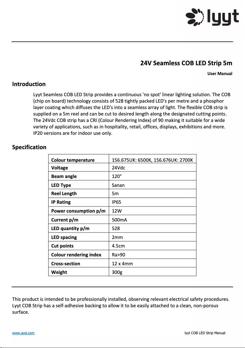 Página nº 1 - Manual de usuario LYYT CLIP10-B