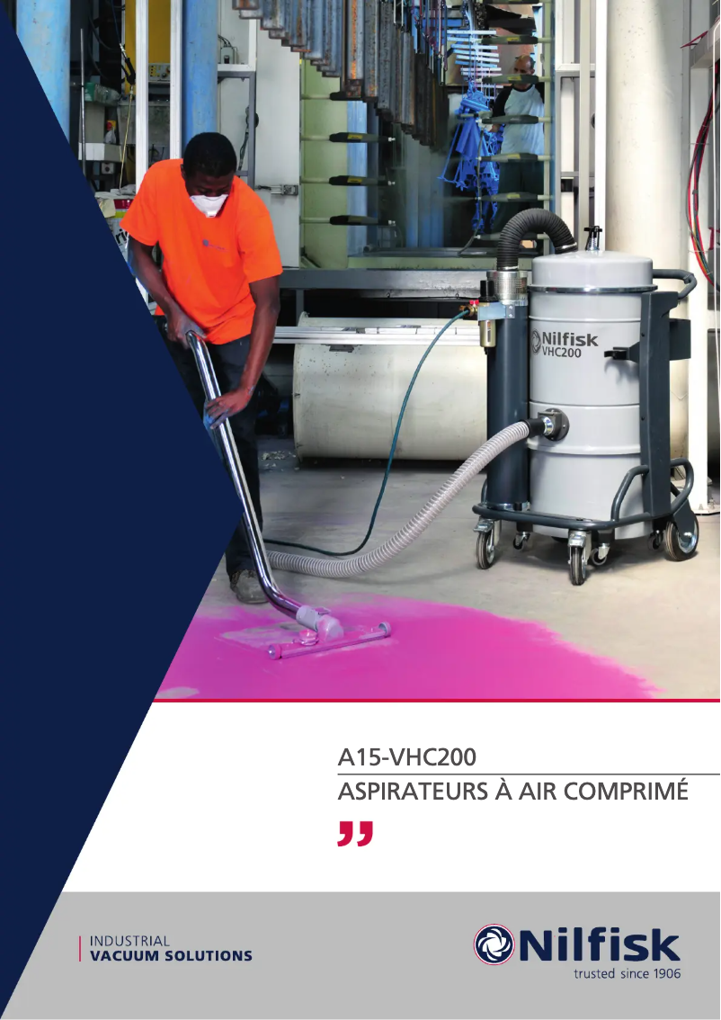 Imagen de la primera página del manual del dispositivo VHC200