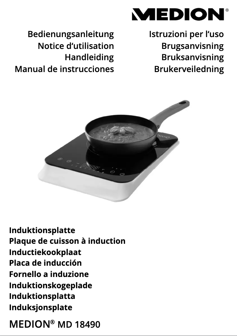 Imagen de la primera página del manual del dispositivo MD 18490