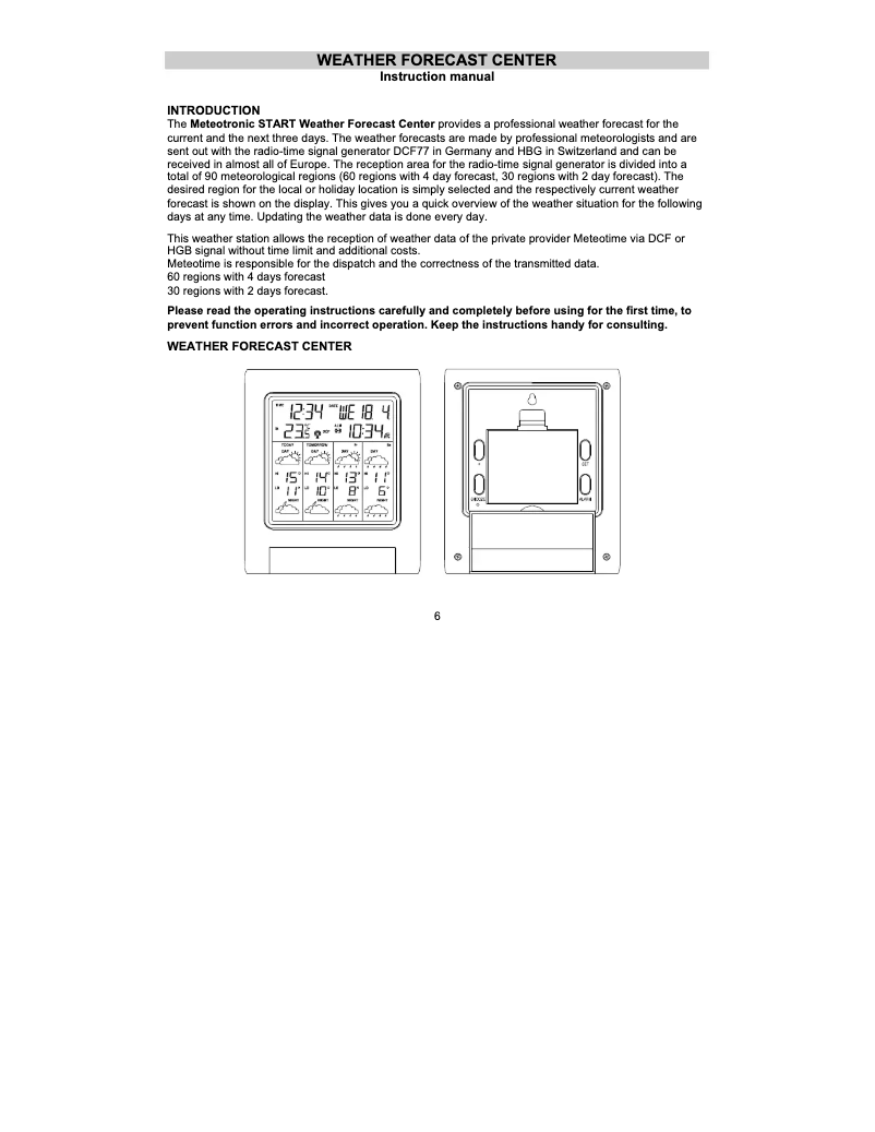 Página nº 1 - Manual de usuario TFA 35.1080