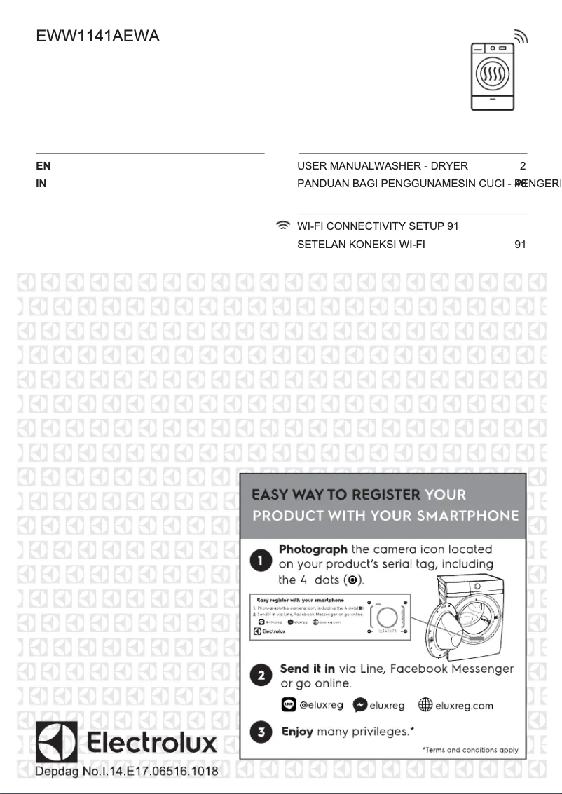 Página 1 del manual Manual de usuario Electrolux EWW1141AEWA