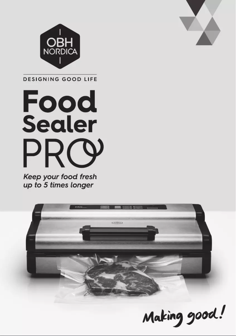 Imagen de la primera página del manual del dispositivo Pro