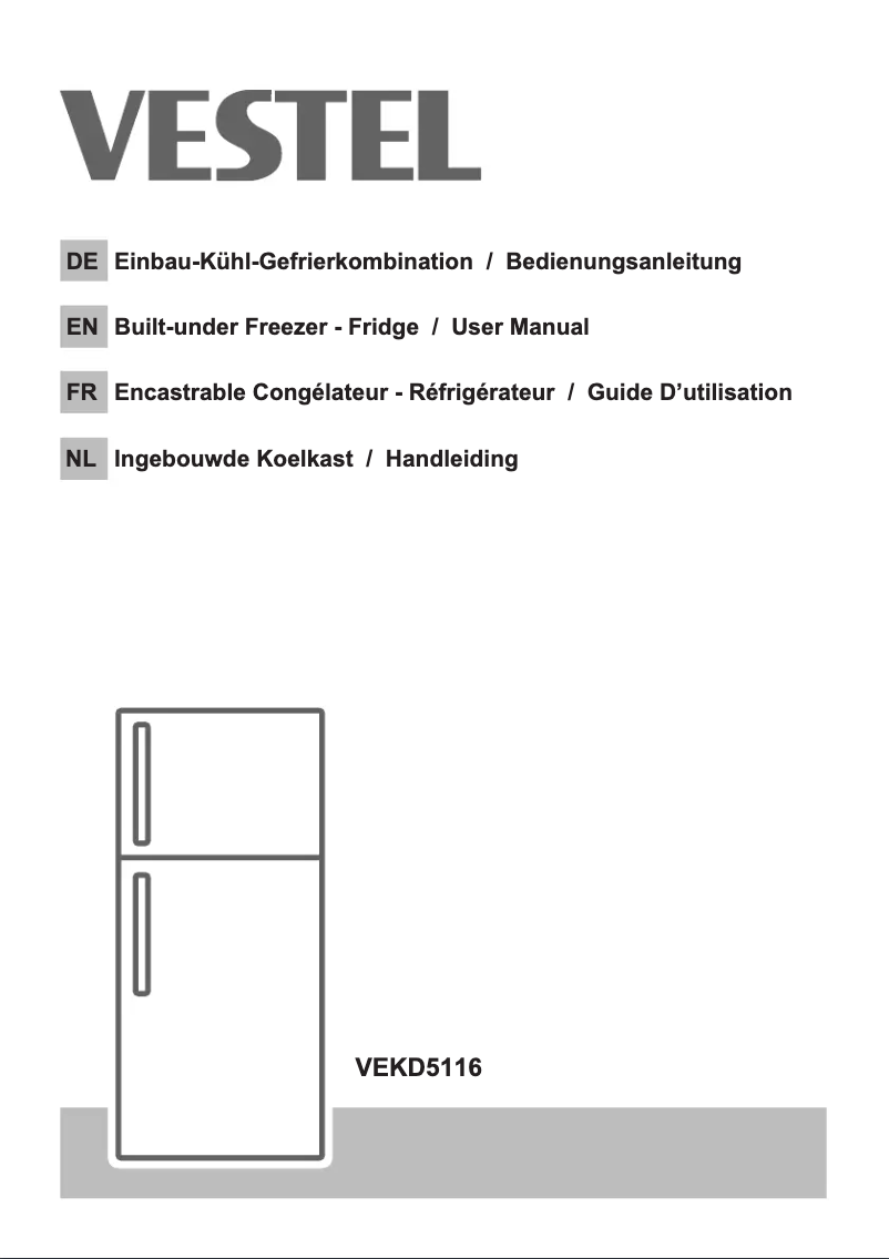 Imagen de la primera página del manual del dispositivo VEKD5116