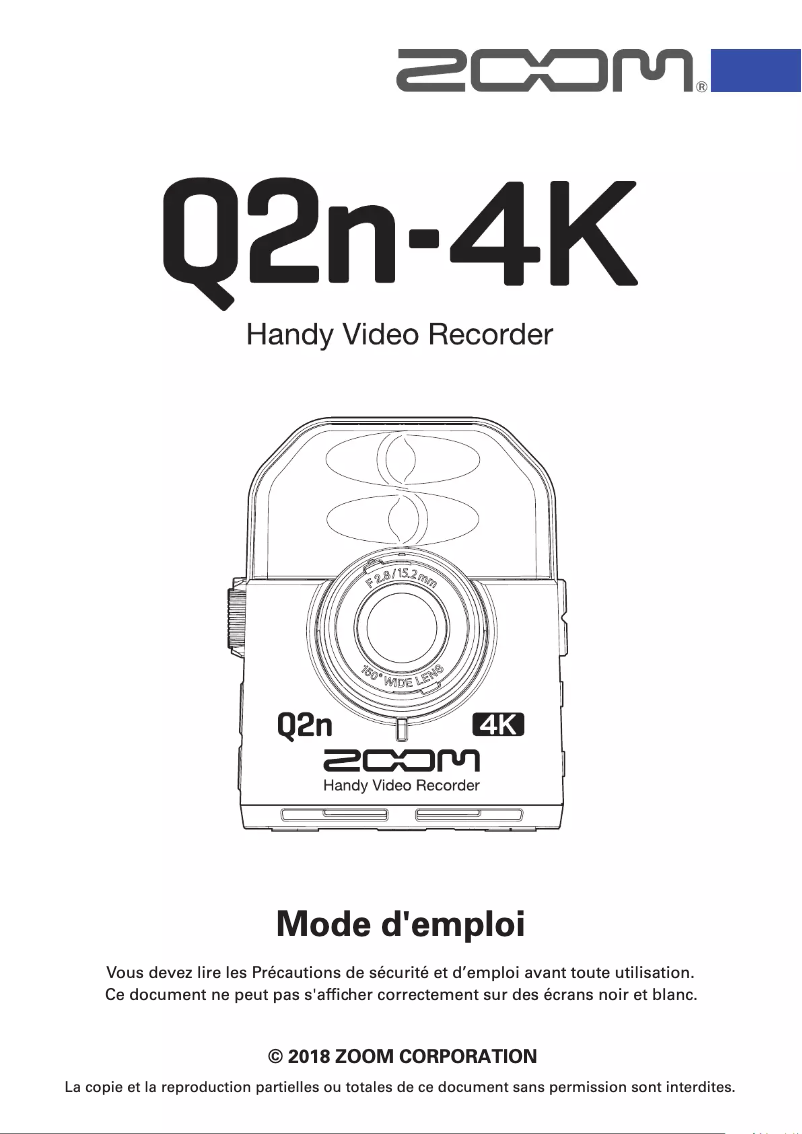 Imagen de la primera página del manual del dispositivo Q2n-4K
