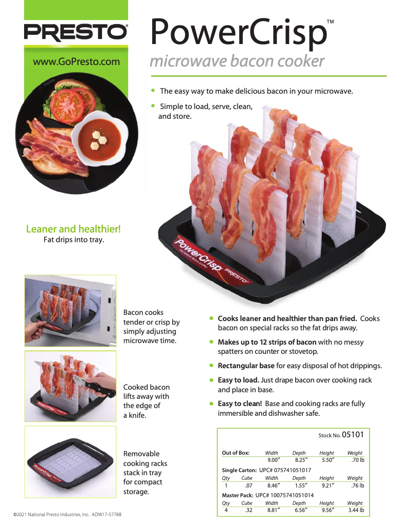 Imagen de la primera página del manual del dispositivo PowerCrisp 05101