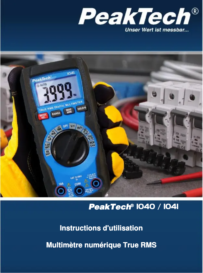Imagen de la primera página del manual del dispositivo 1040