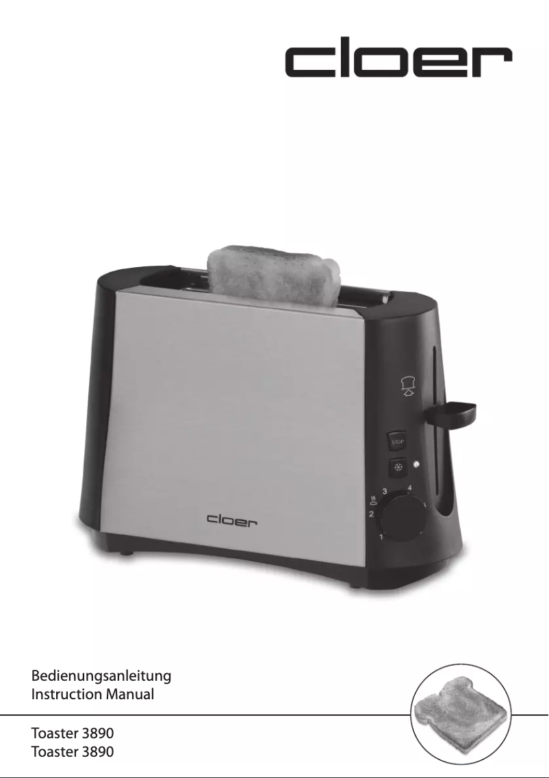 Página 1 del manual Manual de usuario Cloer 3890