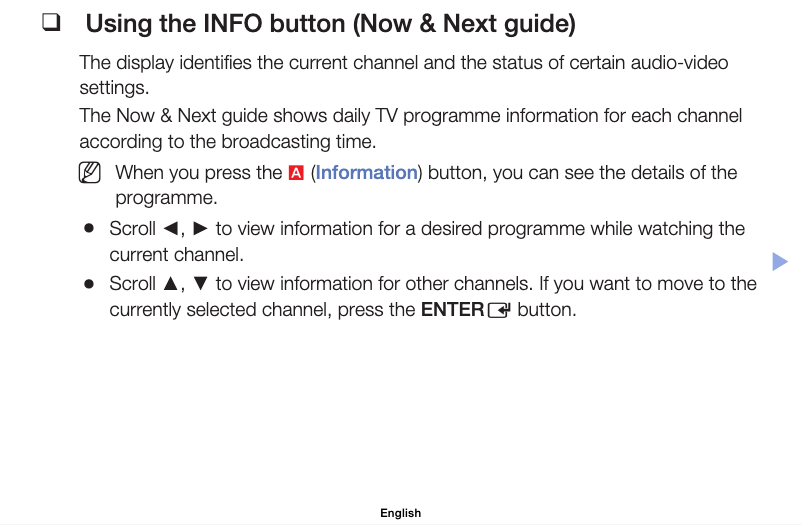 Imagen de la primera página del manual del dispositivo UE40FH5007K