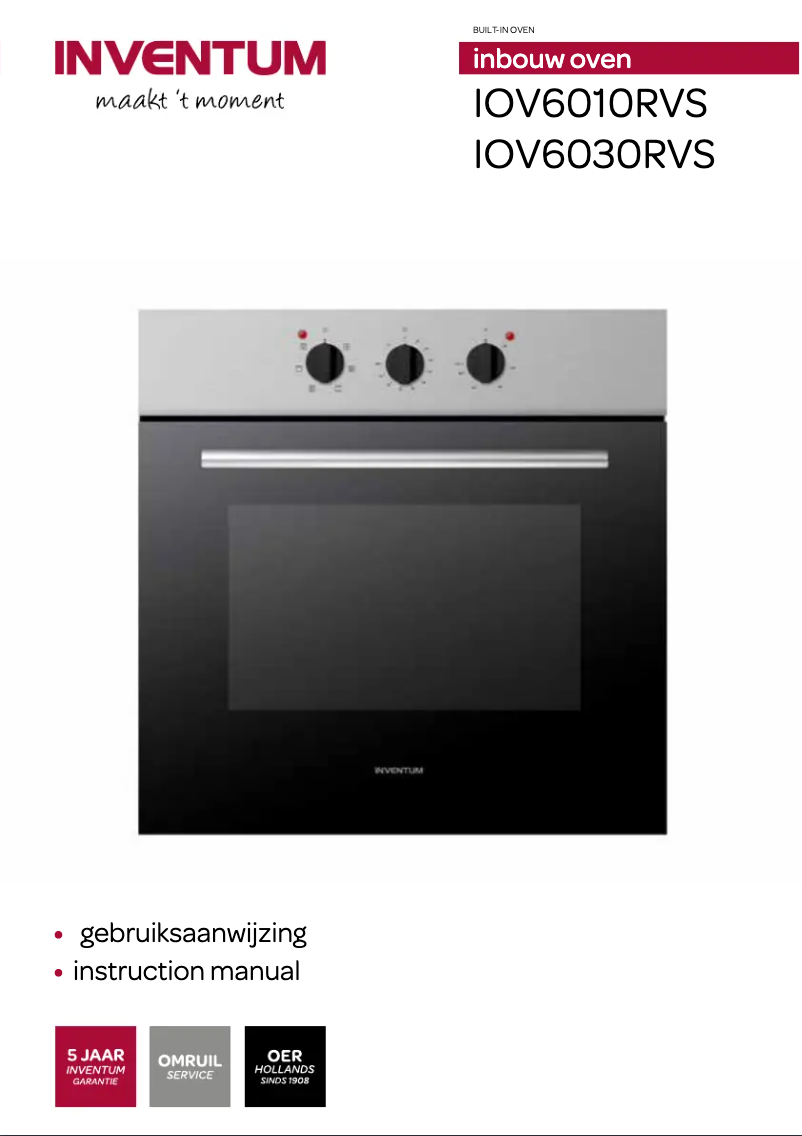 Imagen de la primera página del manual del dispositivo IOV6010RVS