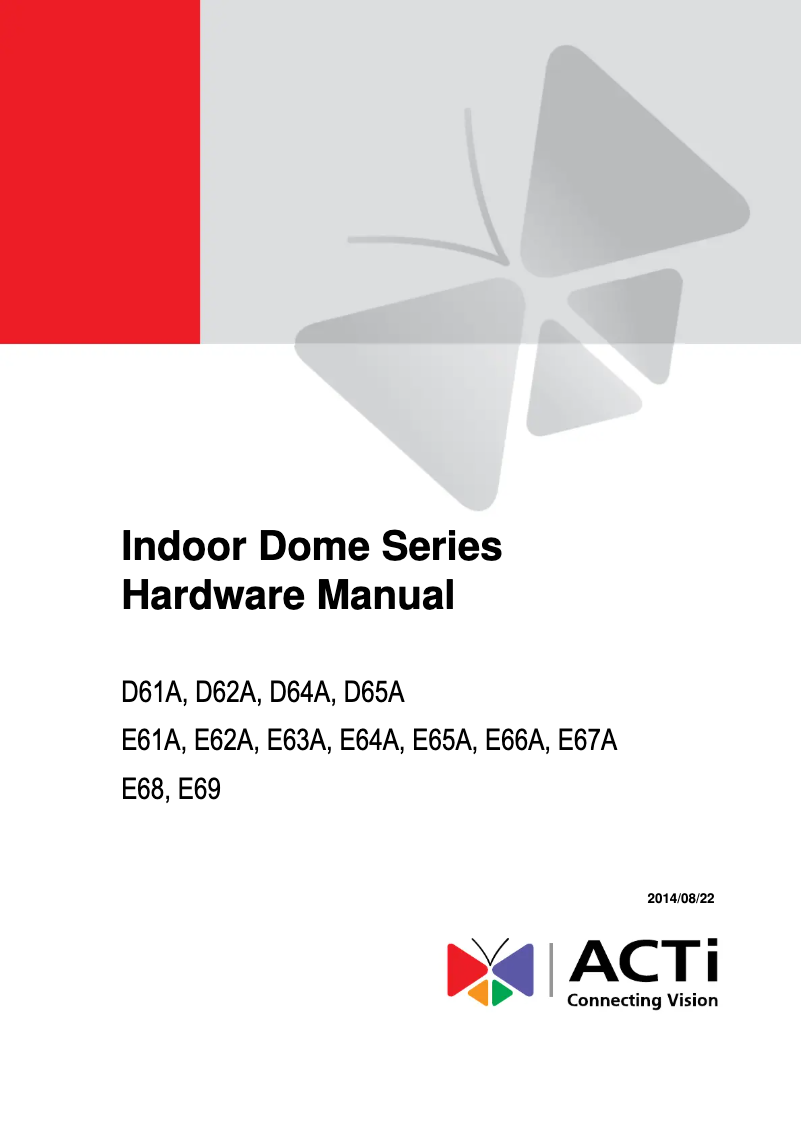 Imagen de la primera página del manual del dispositivo E69