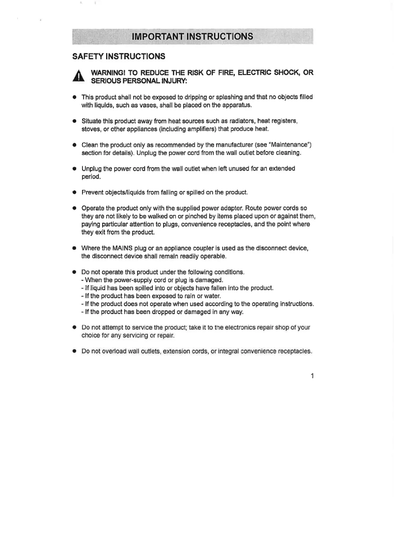 Imagen de la primera página del manual del dispositivo LED TV JTC 2021D