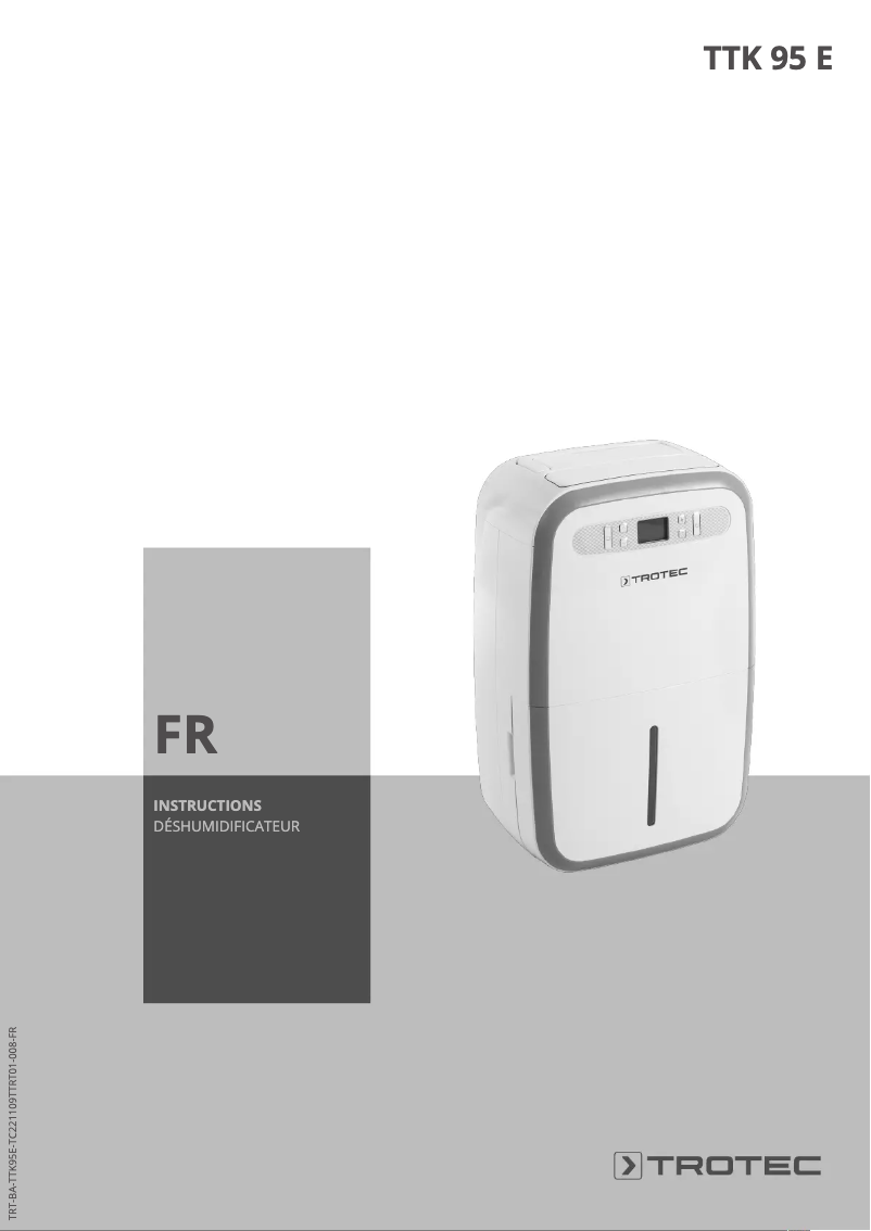 Imagen de la primera página del manual del dispositivo TTK 95 E