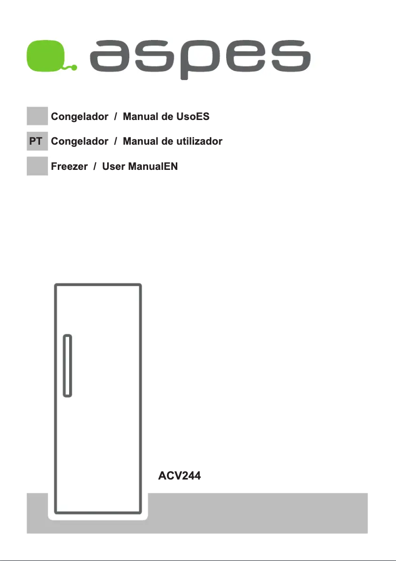 Página 1 del manual Manual de usuario Aspes ACV244