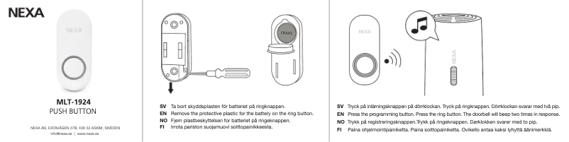Página 1 del manual Manual de usuario Nexa MLT-1924