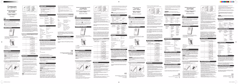 Página 1 del manual Manual de usuario Oregon Scientific THGR 810