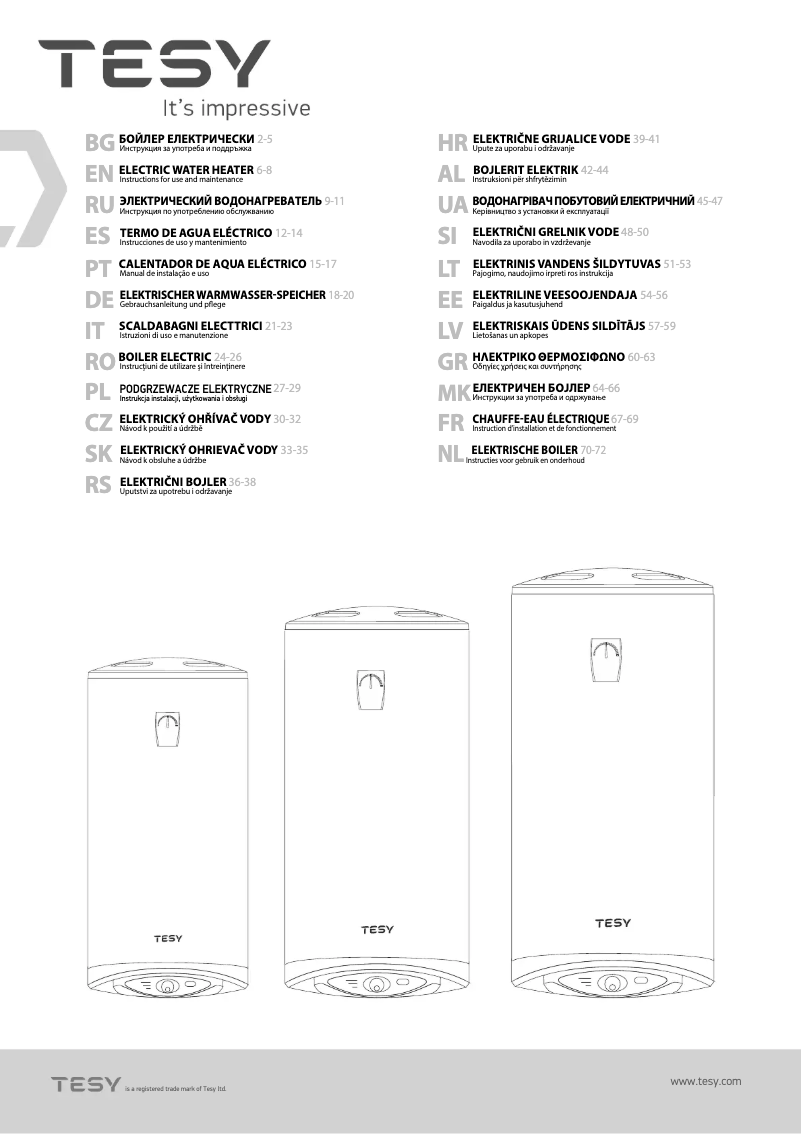 Imagen de la primera página del manual del dispositivo ModEco Ceramic 120 S