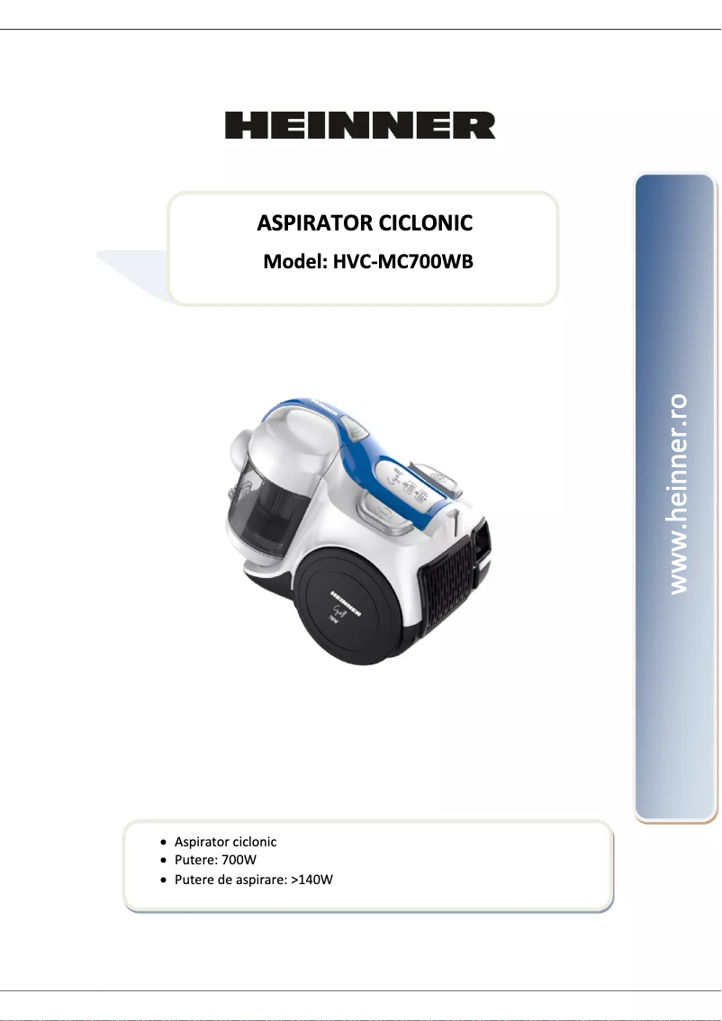 Imagen de la primera página del manual del dispositivo HVC-MC700WB