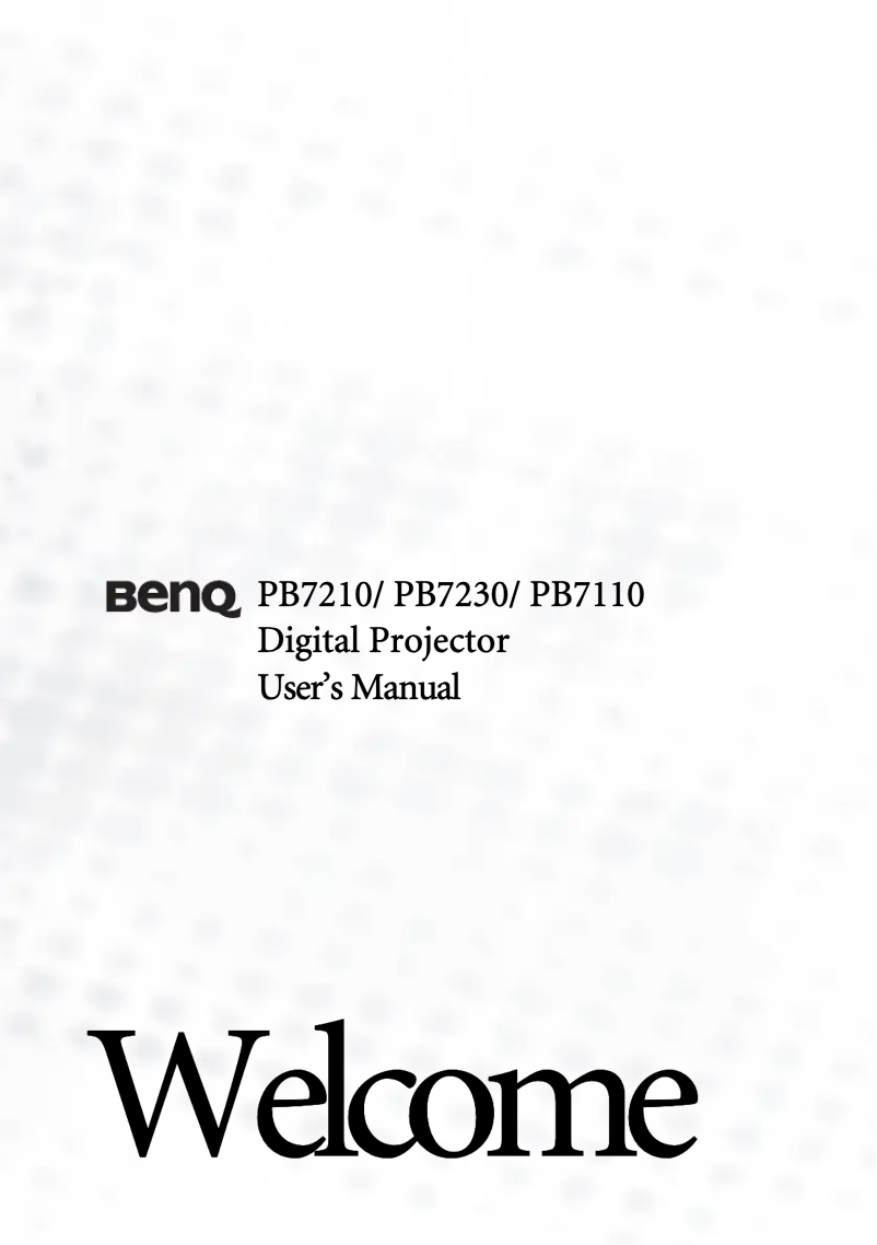 Imagen de la primera página del manual del dispositivo PB7210