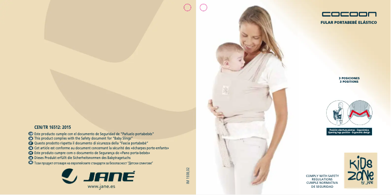 Página 1 del manual Manual de usuario Jane Cocoon