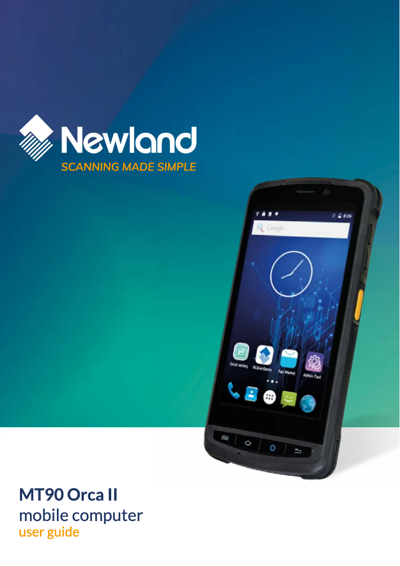 Imagen de la primera página del manual del dispositivo MT90 Orca II