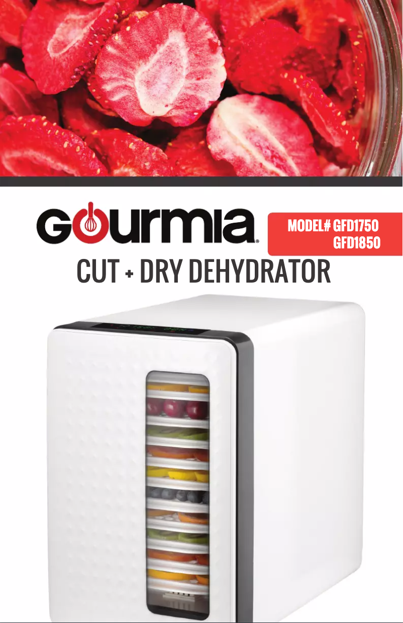 Página 1 del manual Manual de usuario Gourmia GFD1850