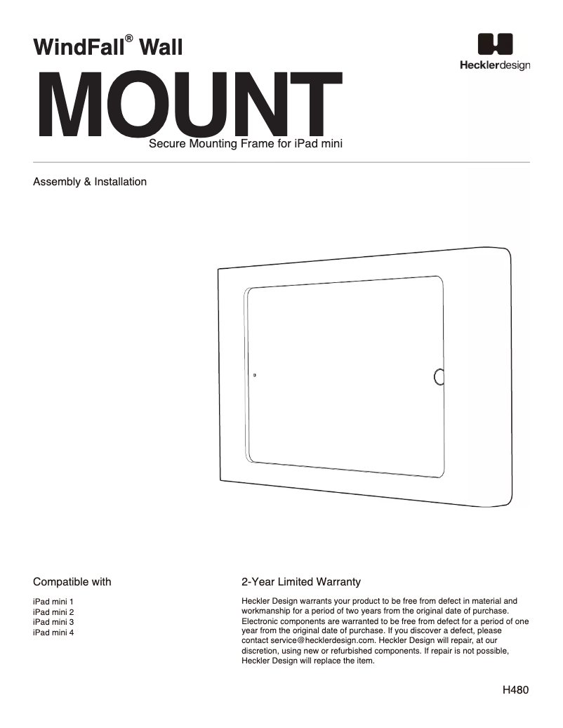 Página nº 1 - Manual de usuario Heckler Design H480-BG