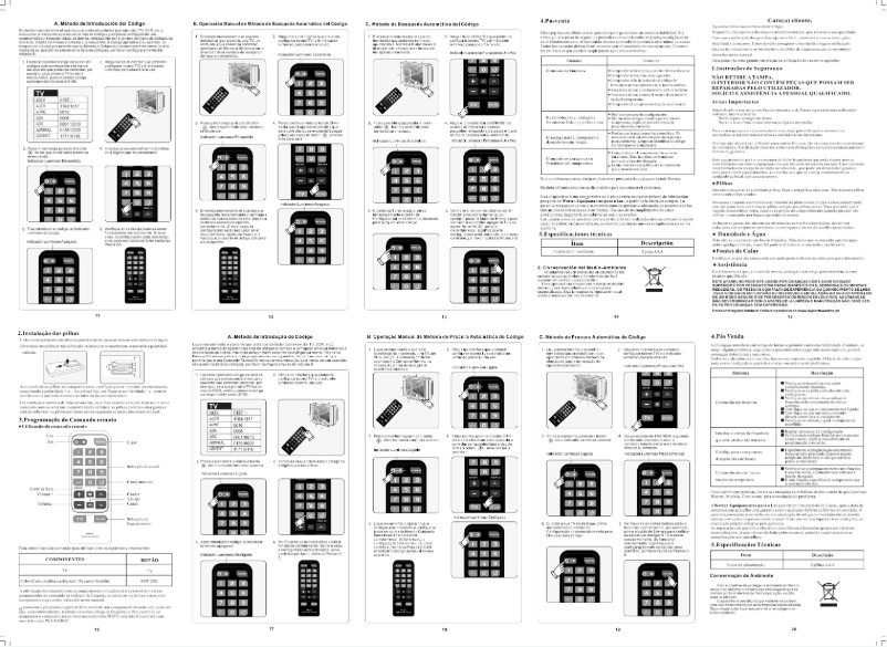 Imagen de la primera página del manual del dispositivo RM233