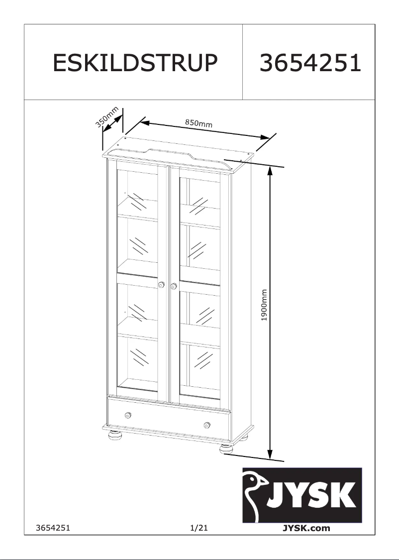 Página 1 del manual Manual de usuario JYSK Eskildstrup