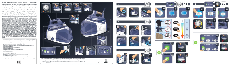 Página 1 del manual Manual de usuario Rowenta Perfect Steam Pro DG8644F0