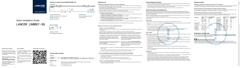 Imagen de la primera página del manual del dispositivo 1900EF-5G