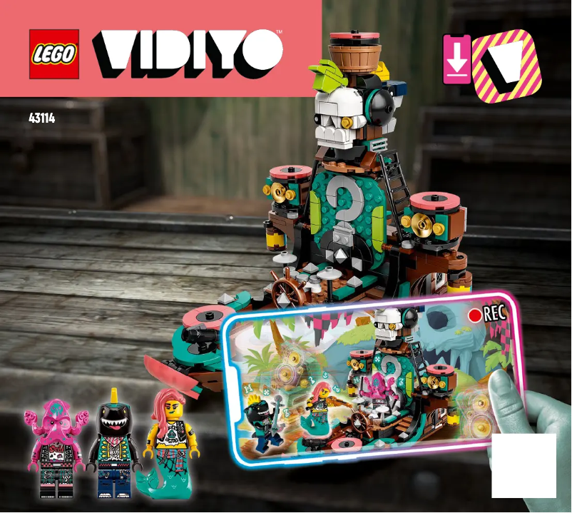 Página 1 del manual Manual de usuario Lego Vidiyo 43114