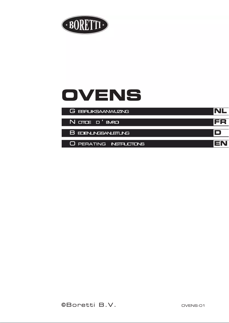 Página nº 1 - Manual de usuario Boretti BM 45 IX