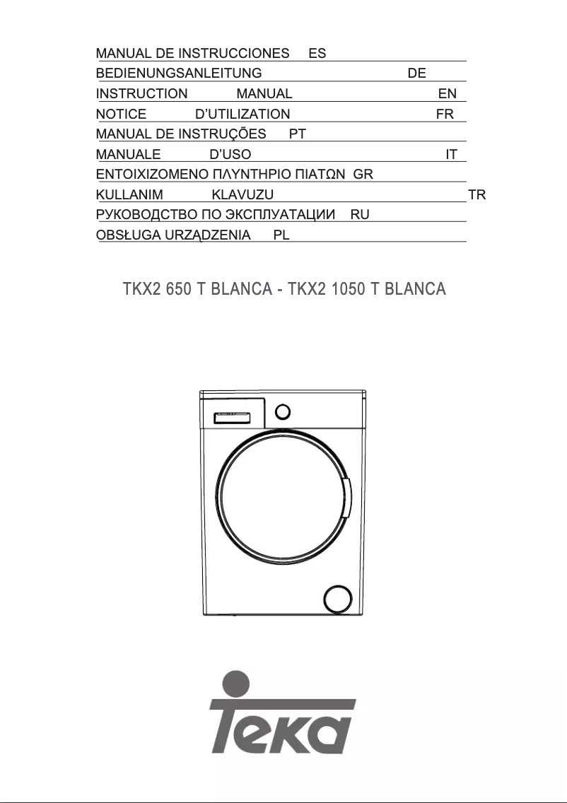 Imagen de la primera página del manual del dispositivo TKX3 1260 EXP