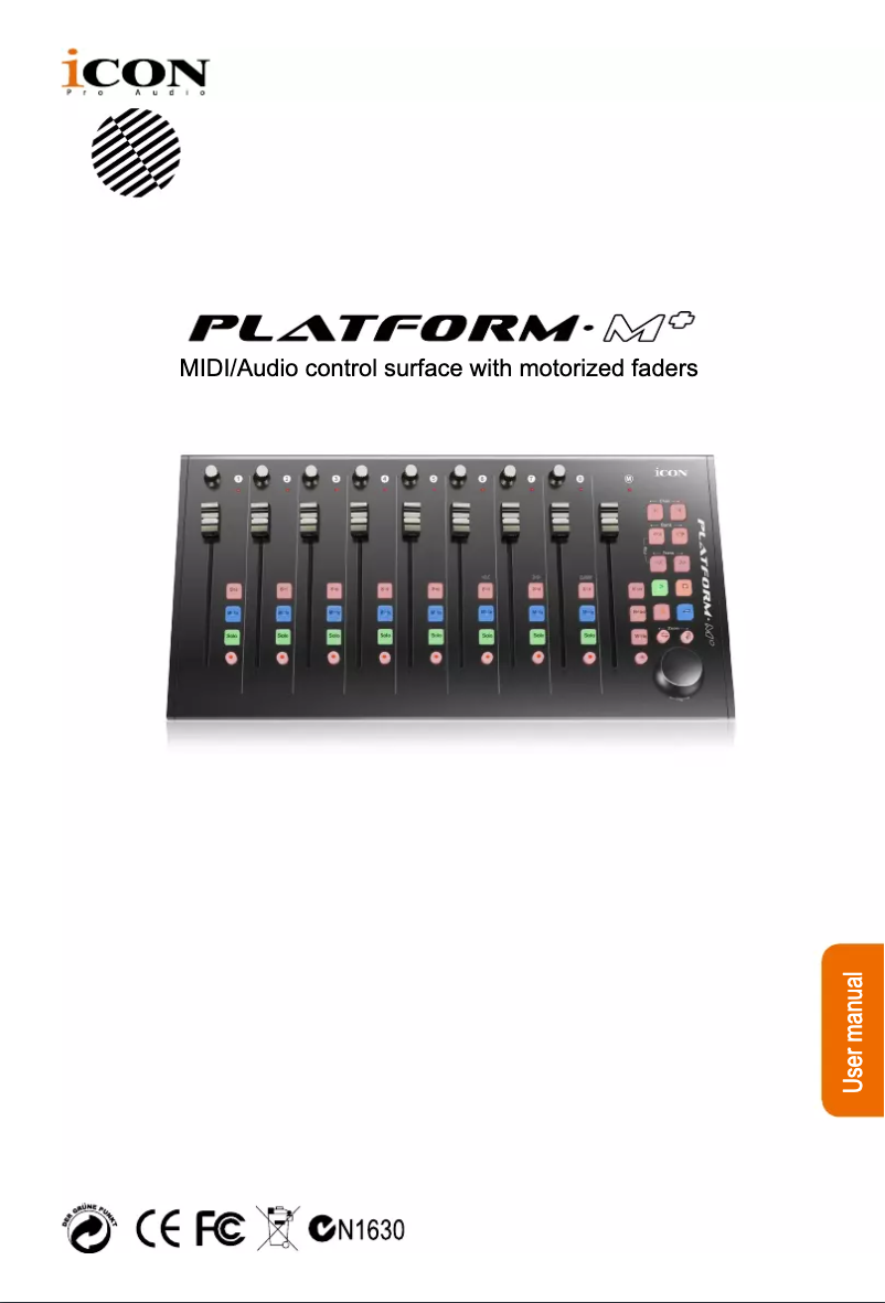 Página 1 del manual Manual de usuario icon Platform M+