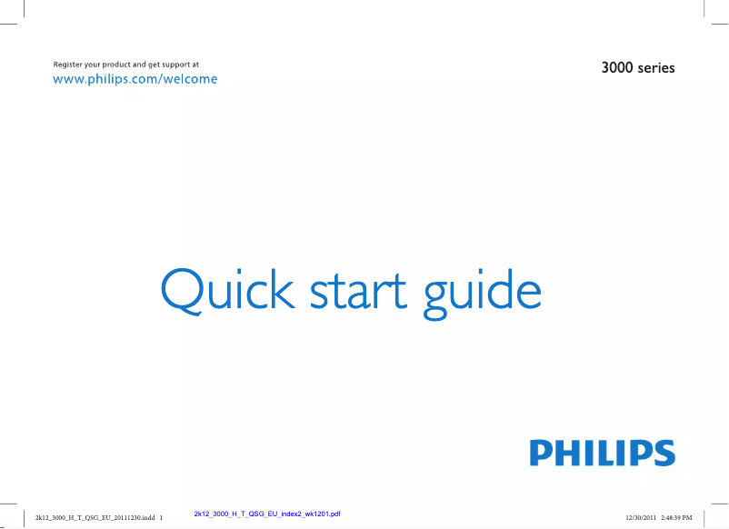 Imagen de la primera página del manual del dispositivo 42PFL3527H